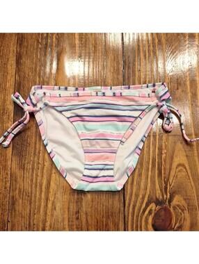 Victorias Secret Striped Bikini Bottom Size Small